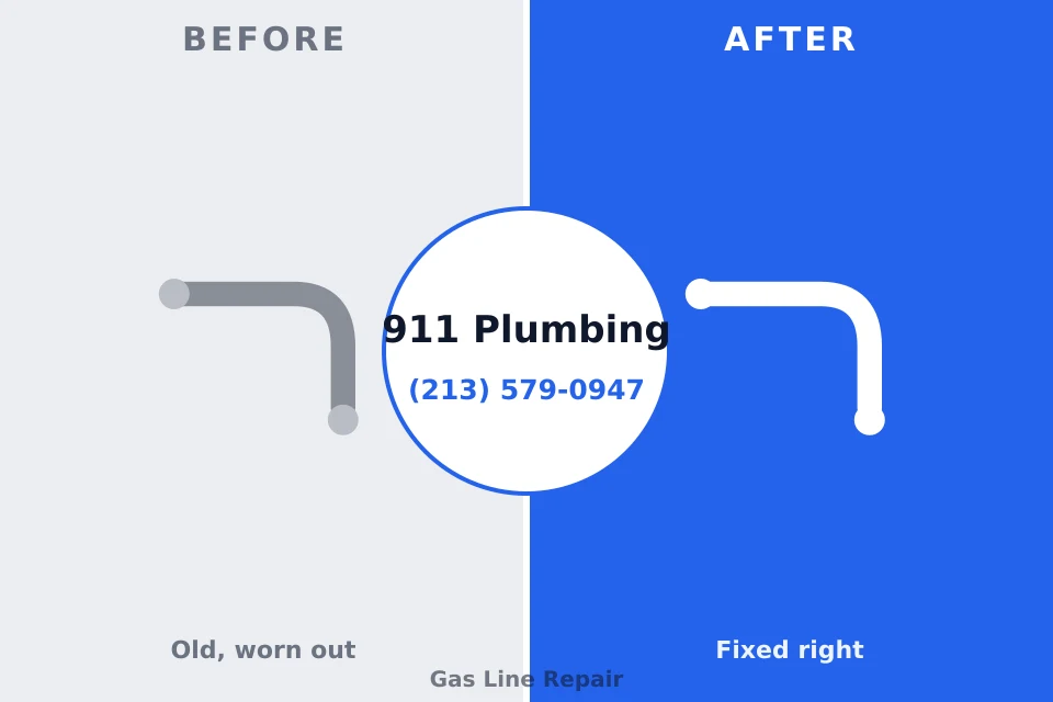 Before and after: plumbing company Old Bethpage, NY